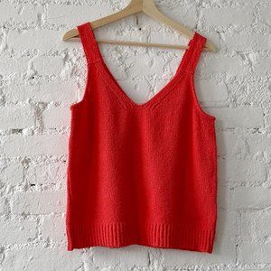 Madewell Crochet Strap Sweater Tank Size M